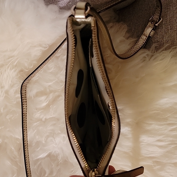 Gold Kate Spade crossbody - Picture 3 of 4